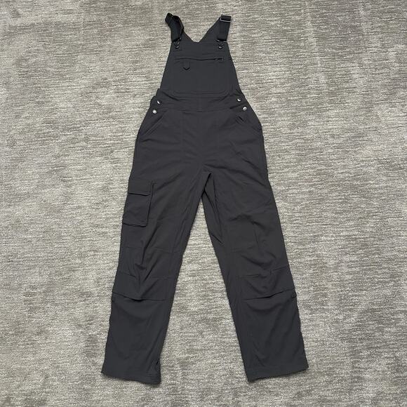 Duluth Trading Overalls Womens XS x 31 Gray Heirloom Gardening Bib Cargo - Picture 1 of 13